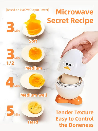 Eggy Express: Microwave Egg Boiler for Perfect Eggs Every Time