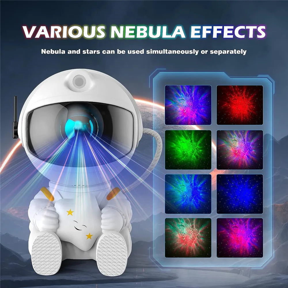 Astronaut's Star Theatre: Immersive 3D Galaxy & Nebula Projector for Cosmic Dreams